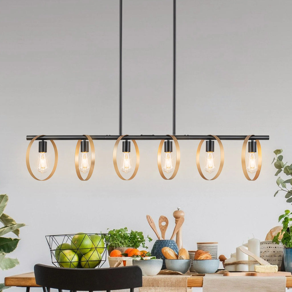 Delwick Linear Metal Chandelier