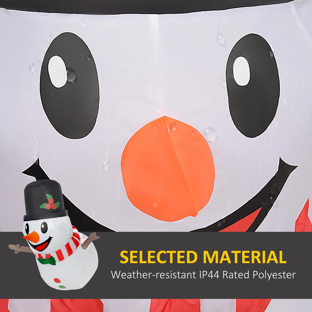 Northglow Hanging Snowman Inflatable – 3.4 ft