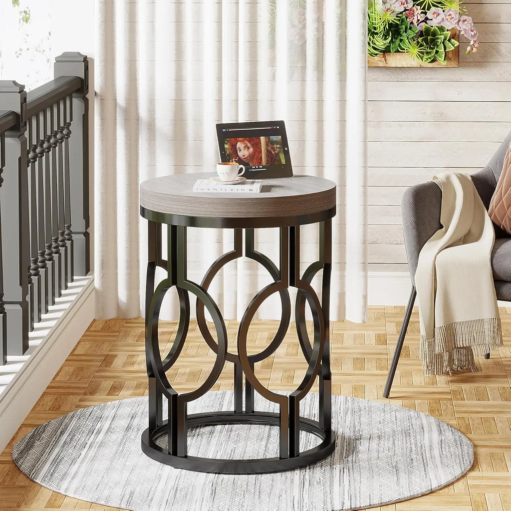 Tully Round End Table