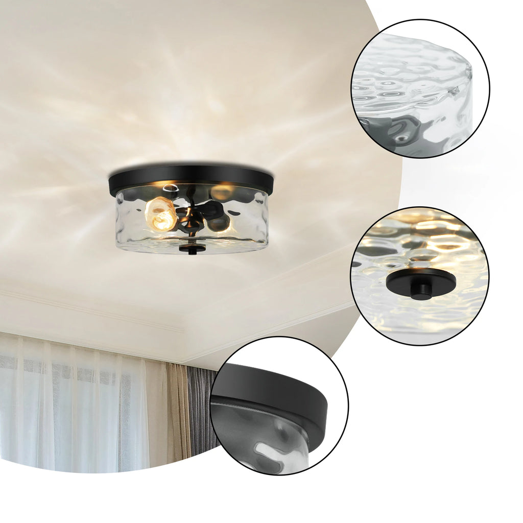 Wickmere Two-Light Ceiling Fixture