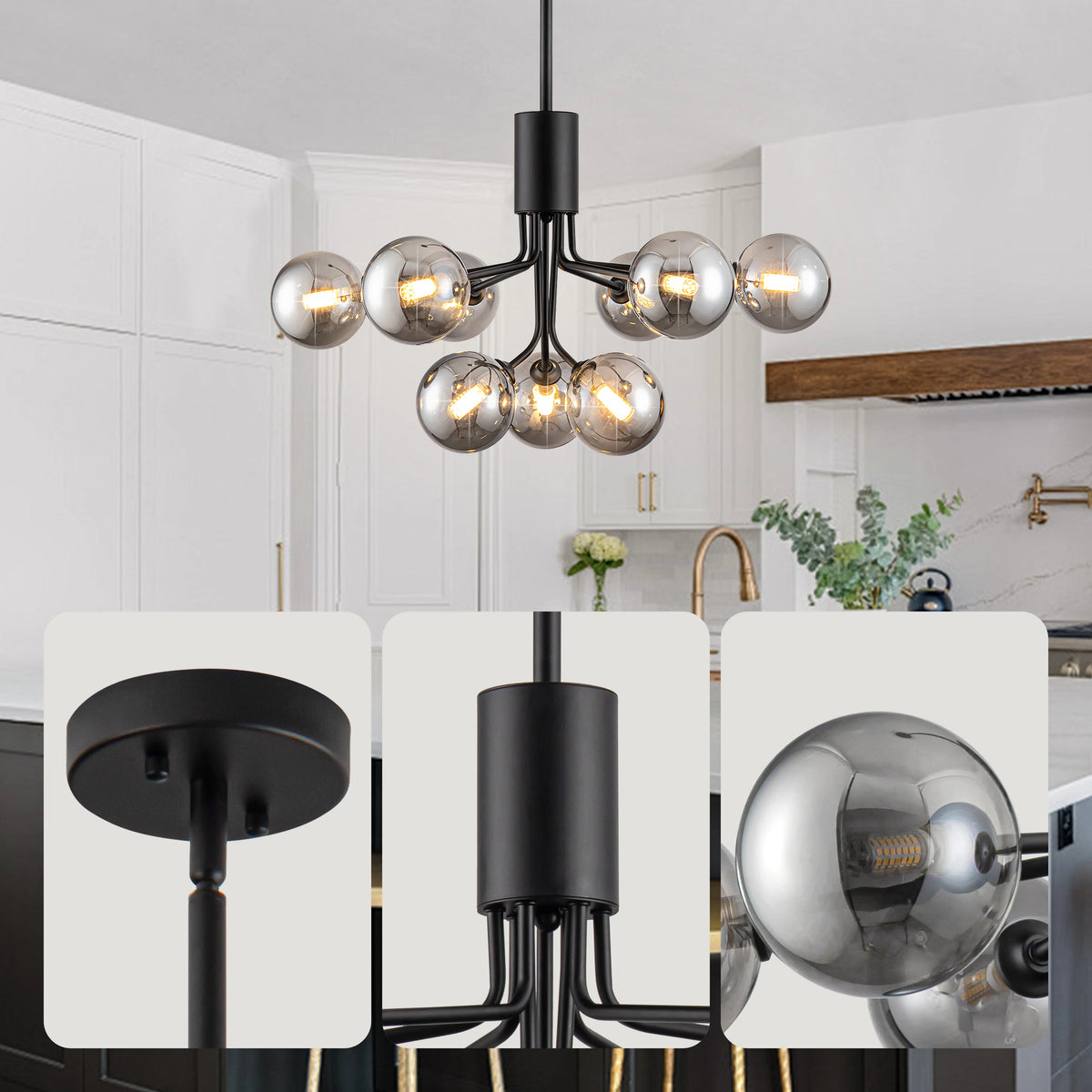 Ostwick Bubble Sputnik Chandelier
