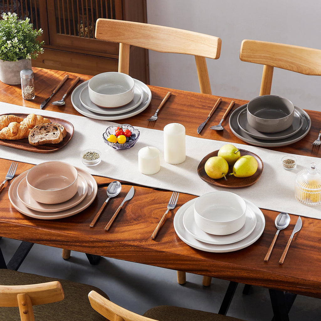 MALACASA TARA Stoneware Dinnerware Set