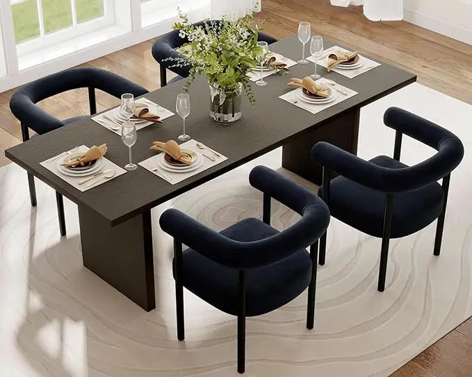 Arlo Upholstered Barrel Dining Chairs, Set of 4