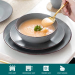 Load image into Gallery viewer, VANCASSO MODA Gray Dinnerware - 16/32/48 Pieces
