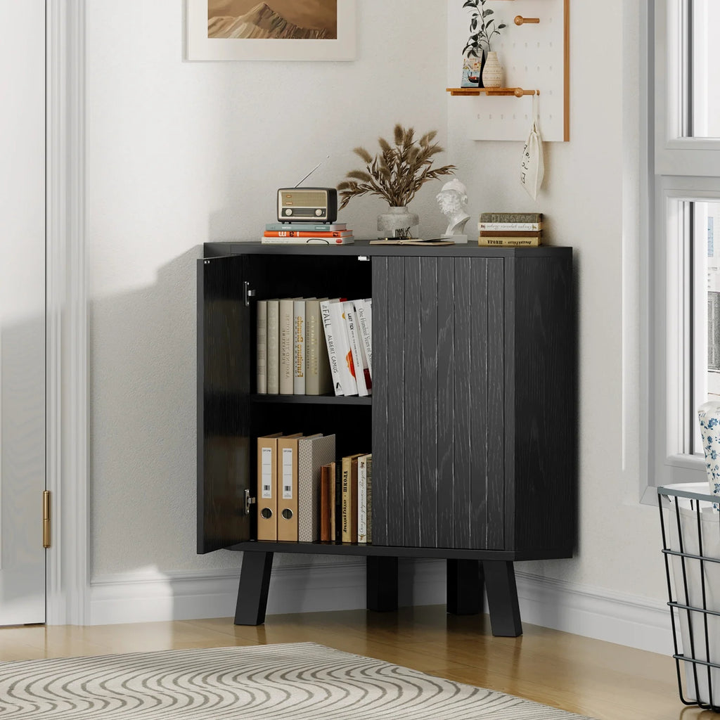 Kasiya Corner Storage Cabinet