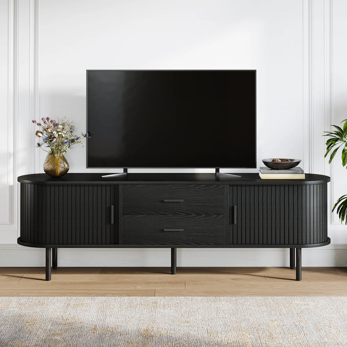 Glimmerloom Fluted TV Stand
