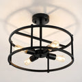 Trelmere Four-Light Cage Ceiling Light