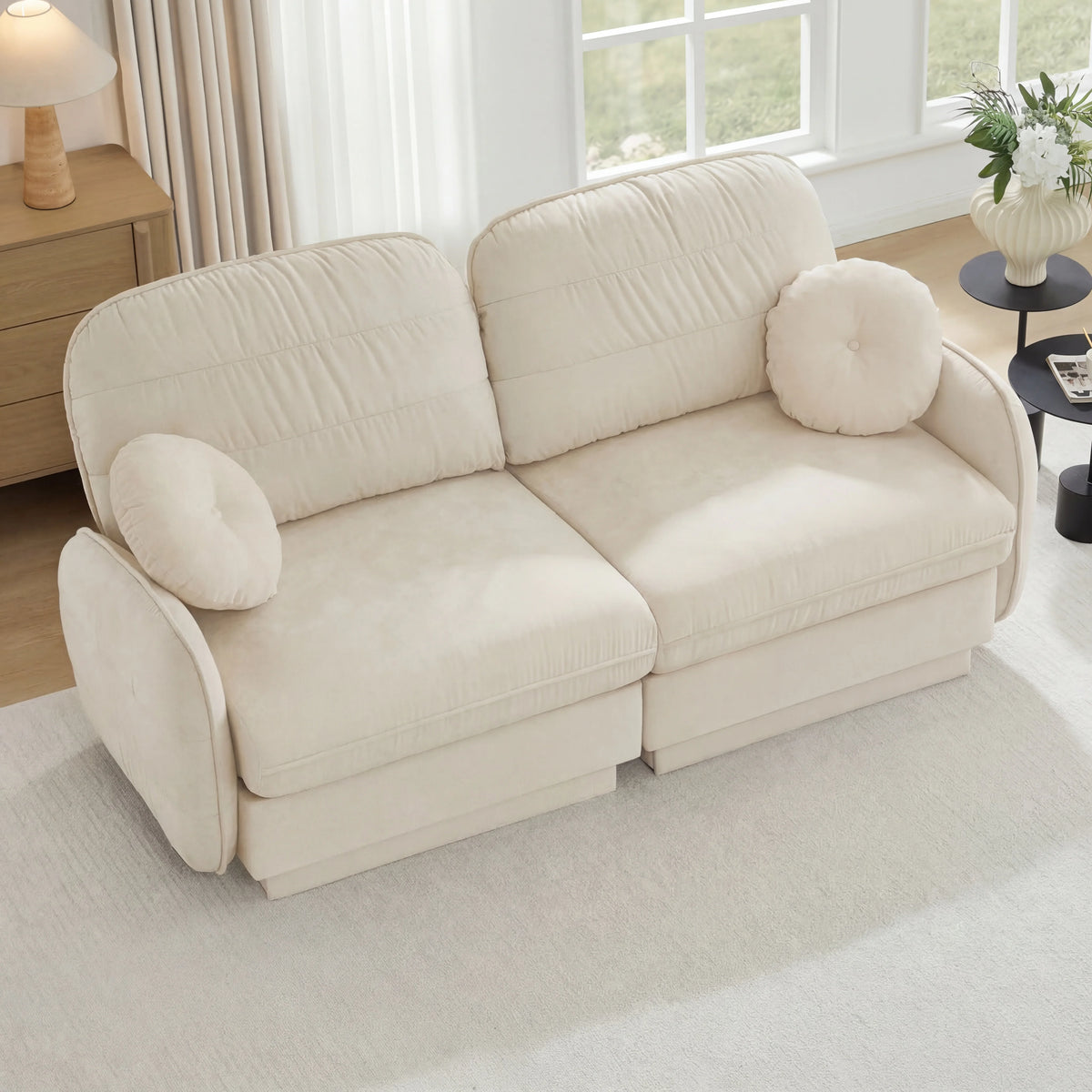 Salcombe Chenille Modular Loveseat