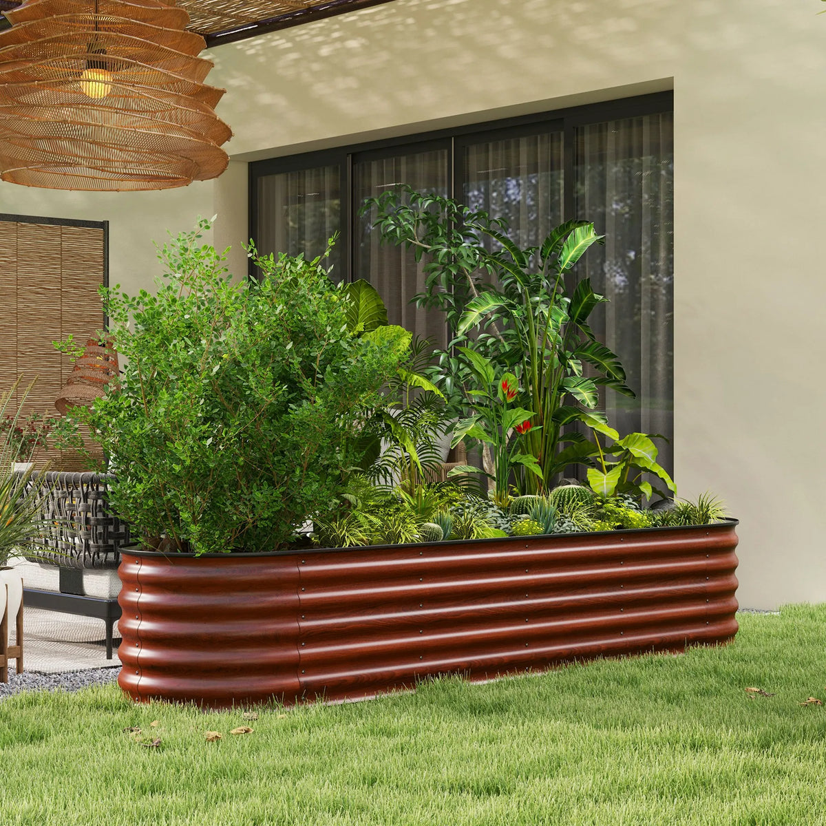 Meadowforge Galvanized Raised Garden Bed