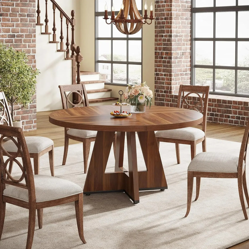 Betty Dining Table with Pedestal Base