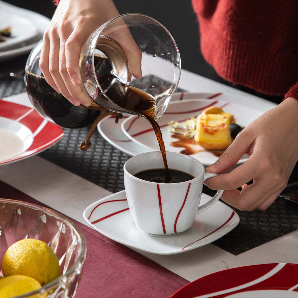 MALACASA Felisa 30-Piece Dinnerware Set