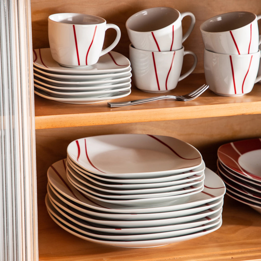 MALACASA Felisa 30-Piece Dinnerware Set