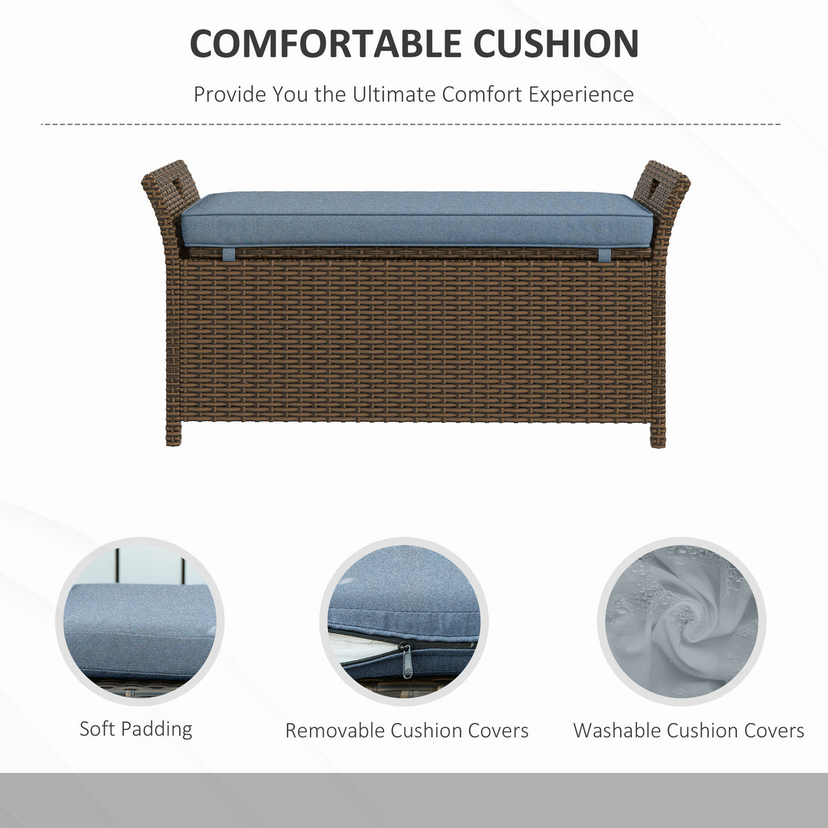 Haldenby Rattan Storage Bench