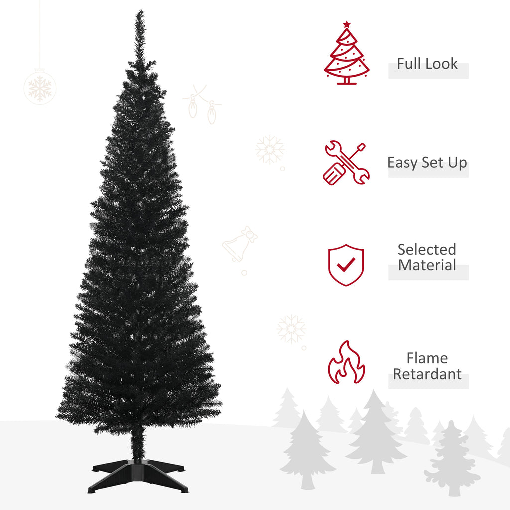Noirspire narrow black tree and setup feature icons