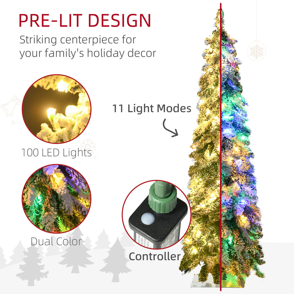 Frostbeam Dual-Color Pencil Christmas Tree