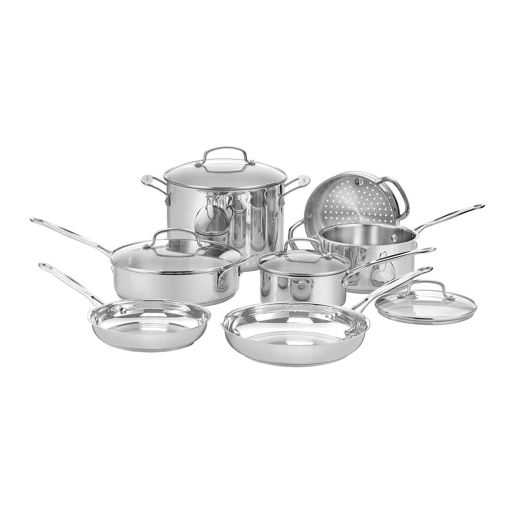 Cuisinart 11-Piece Chef's Classic Stainless Steel Cookware