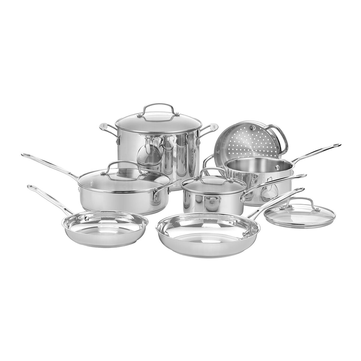Cuisinart 11-Piece Chef's Classic Stainless Steel Cookware