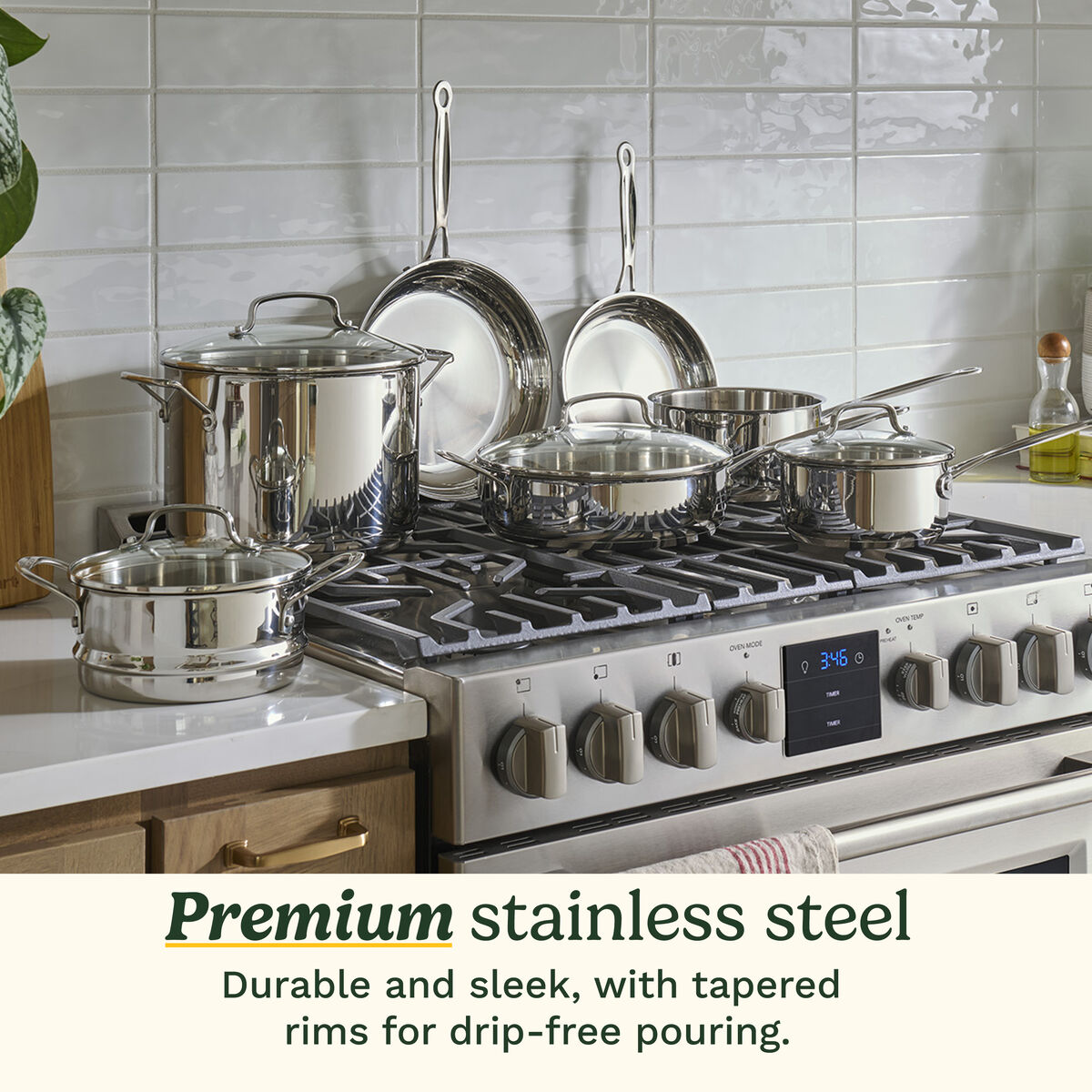 Cuisinart 11-Piece Chef's Classic Stainless Steel Cookware