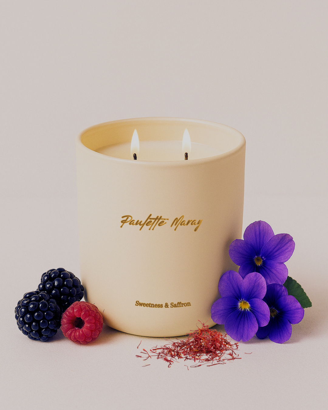Sweetness & Saffron Signature Luxe Soy Candle