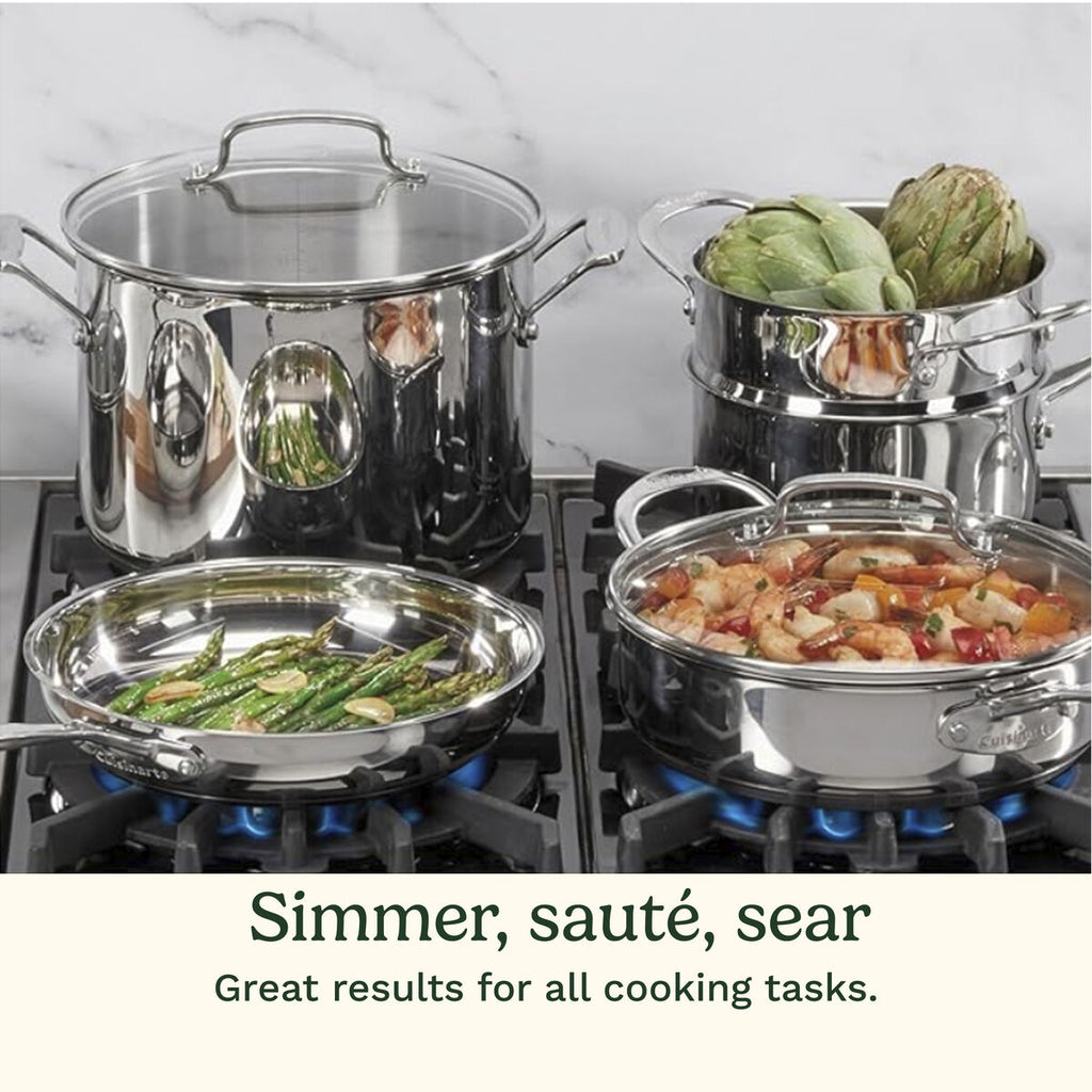 Cuisinart 11-Piece Chef's Classic Stainless Steel Cookware