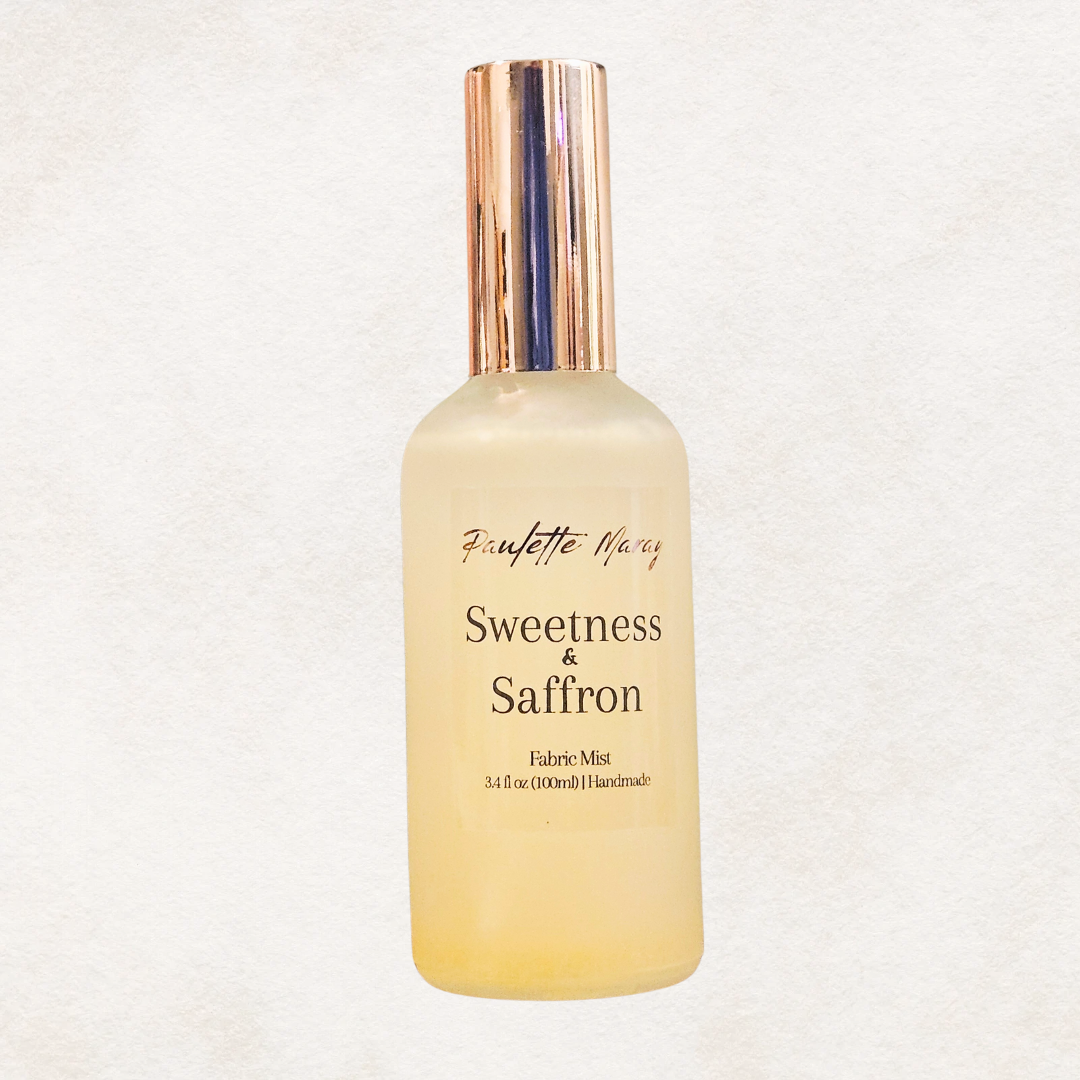 Sweetness & Saffron Fabric Mist - Paulette Maray Home Linen Spray with Spicy Berry Notes