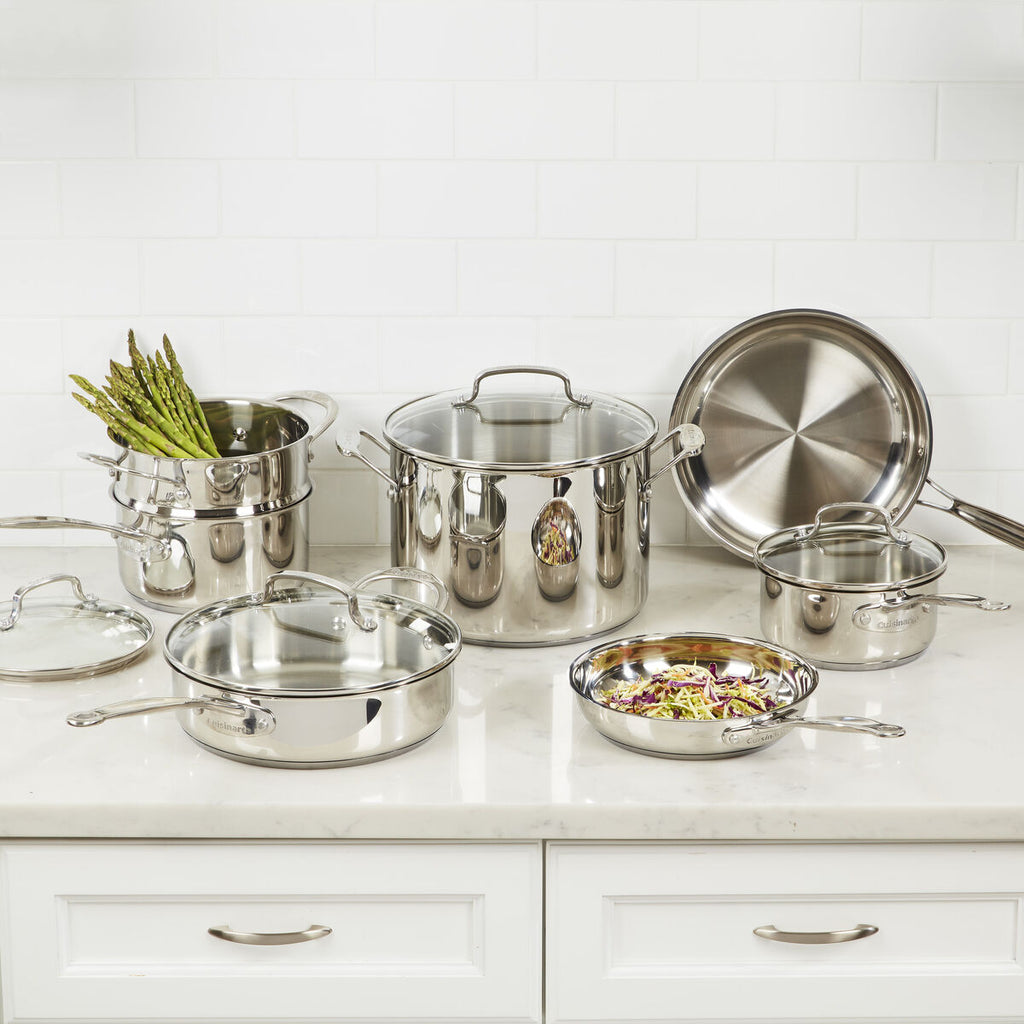 Cuisinart 11-Piece Chef's Classic Stainless Steel Cookware