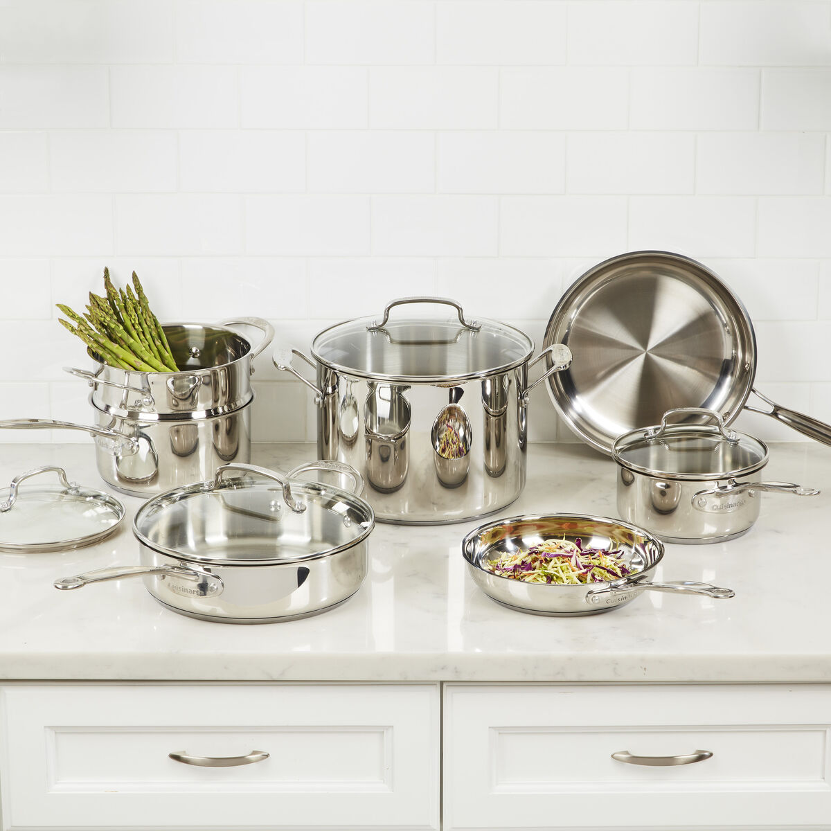 Cuisinart 11-Piece Chef's Classic Stainless Steel Cookware