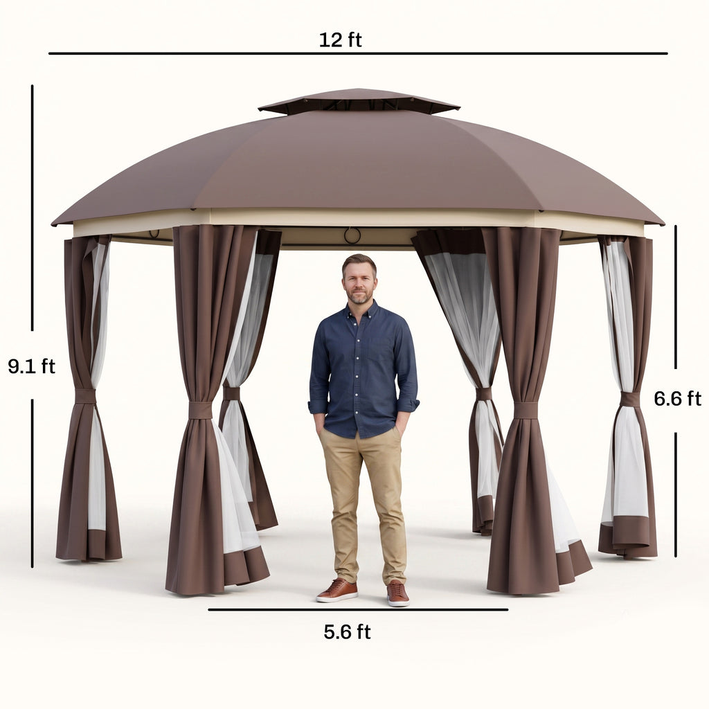 Sablecroft Hexagonal Gazebo