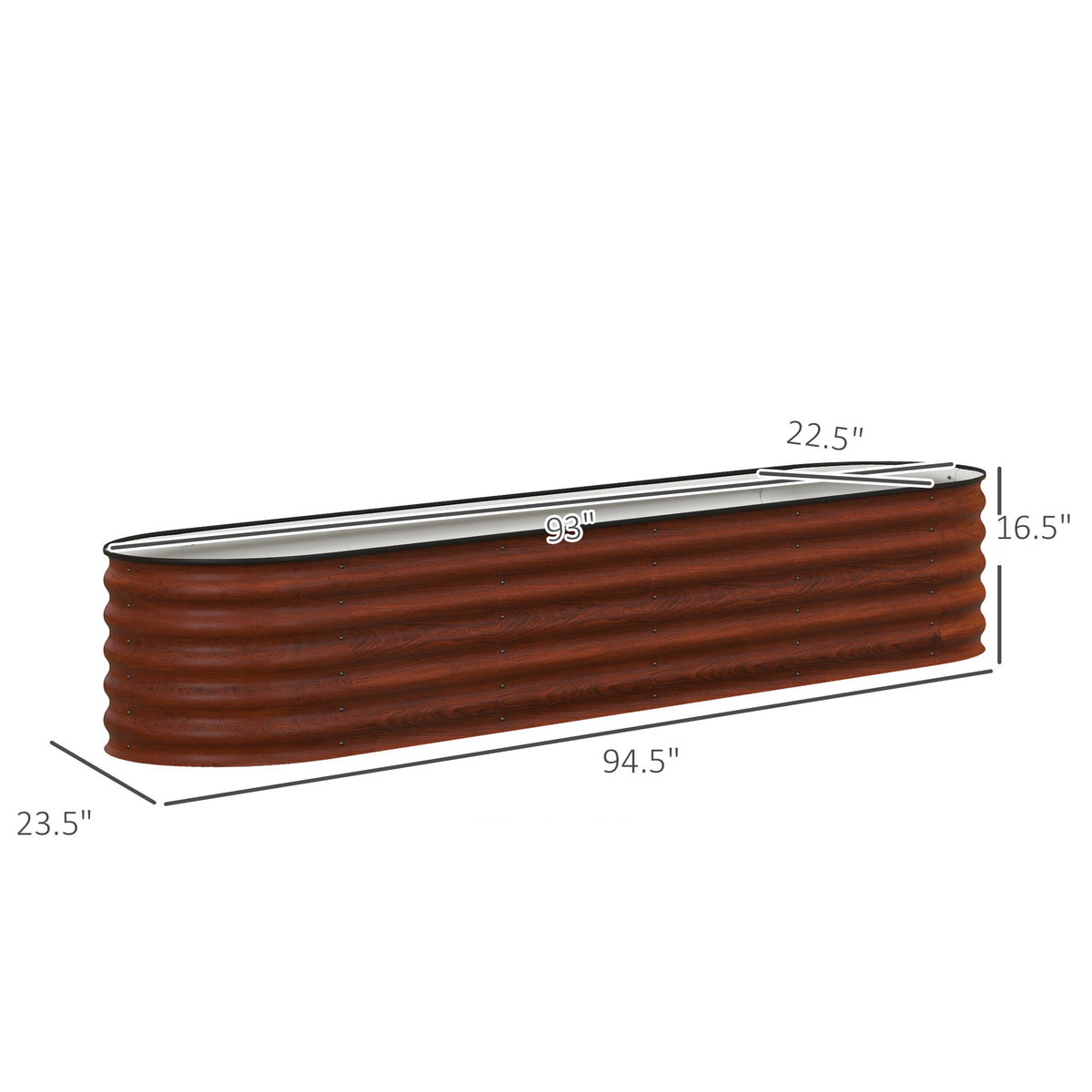 Meadowforge Galvanized Raised Garden Bed